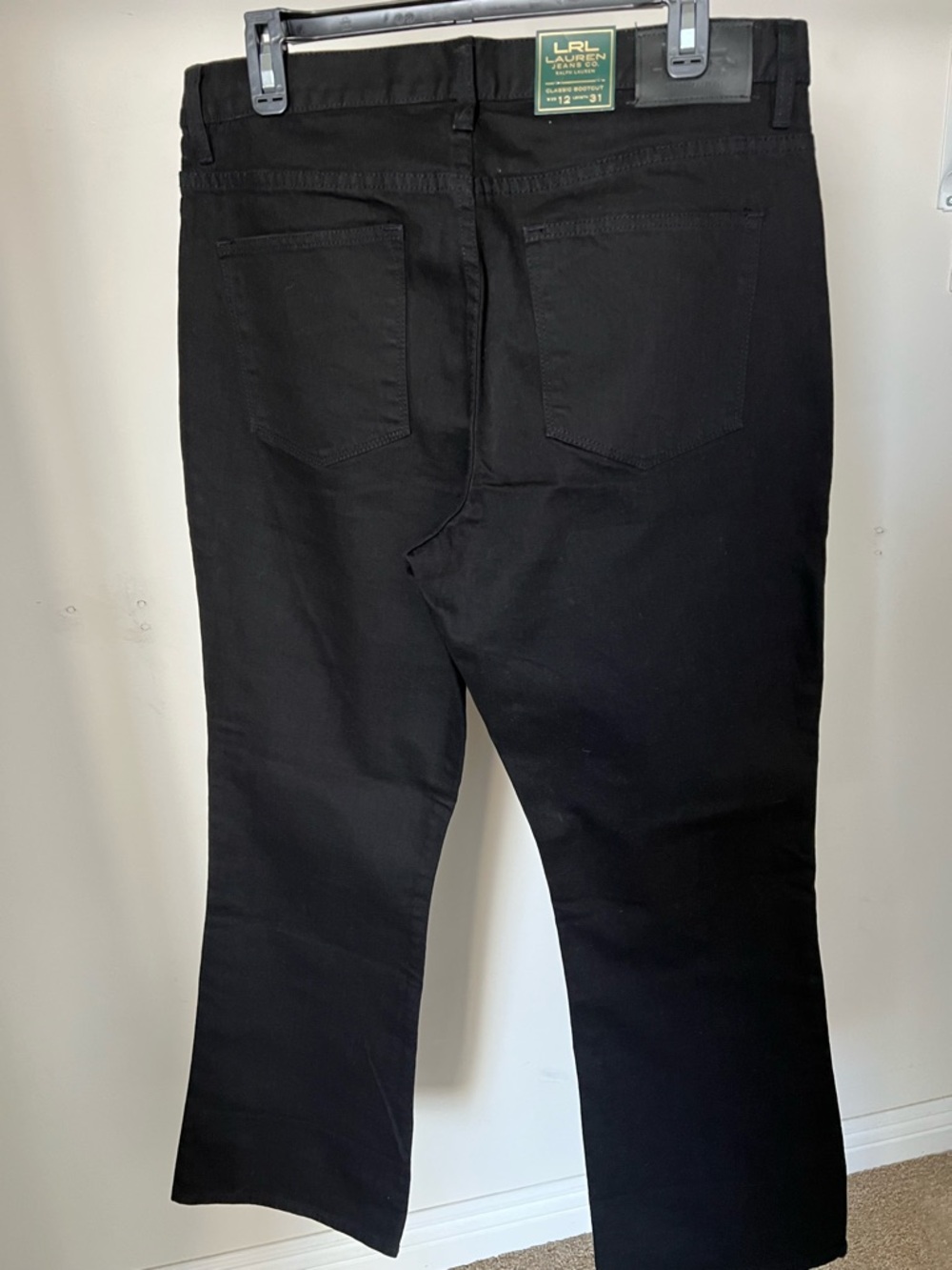 Ralph Lauren Black Women's Jeans Classic bootcut with Green Label